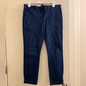 J. CREW navy blue chinos size 32x30